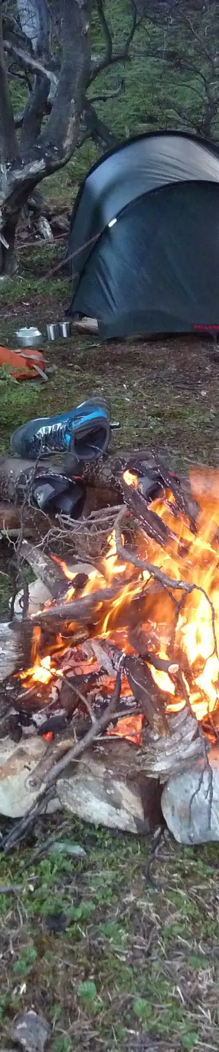 Grillabend mit einer Mapuche-Familie